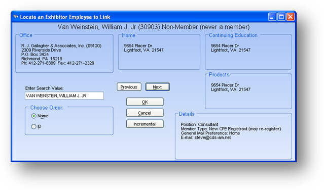 ev exhibitor employee add